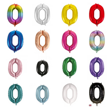 Load image into Gallery viewer, 86cm Foil Number 0