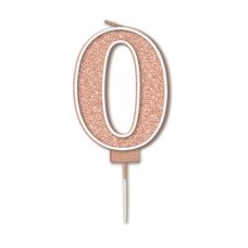 Oaktree Candle 7.5cm Sparkling Fizz Rose Gold 0