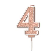 Oaktree Candle 7.5cm Sparkling Fizz Rose Gold 4