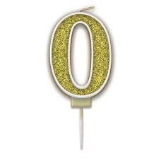 Oaktree Candle 7.5cm Sparkling Fizz Gold 0