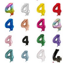 Load image into Gallery viewer, 86cm Foil Number 4
