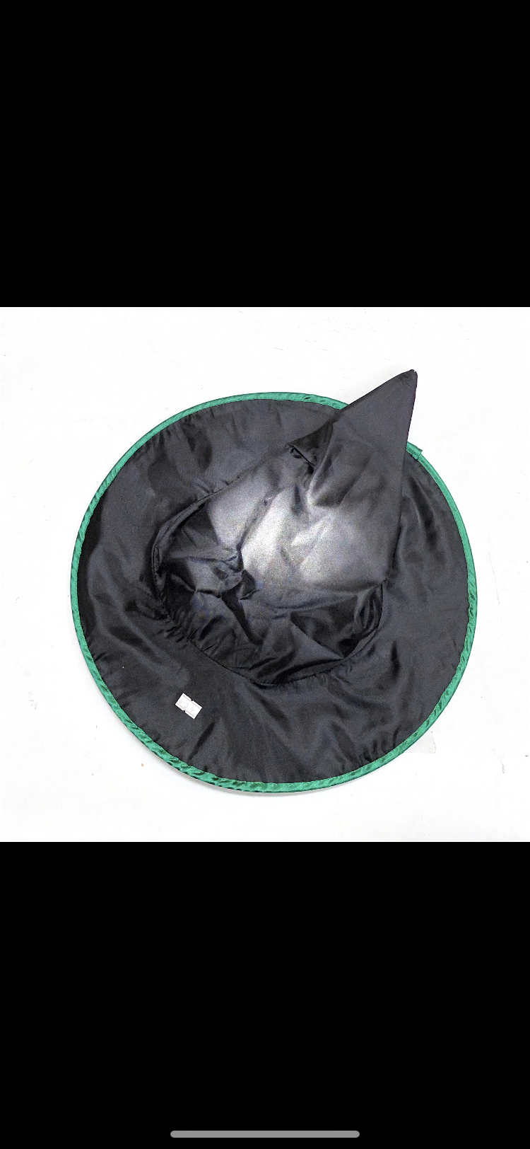 Halloween Green Brimmed Witch Hat