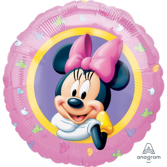 18 inch foil Anagram Licensed Minnie Mouse Portrait