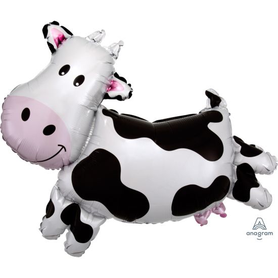 SuperShape Anagram Foil Shape Cow (76cm x 71cm)