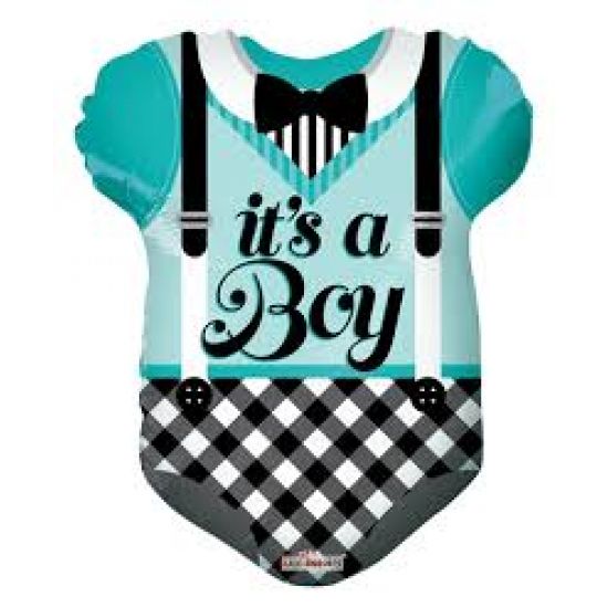 18 inch Foil Kaleid It's a Boy Clothes