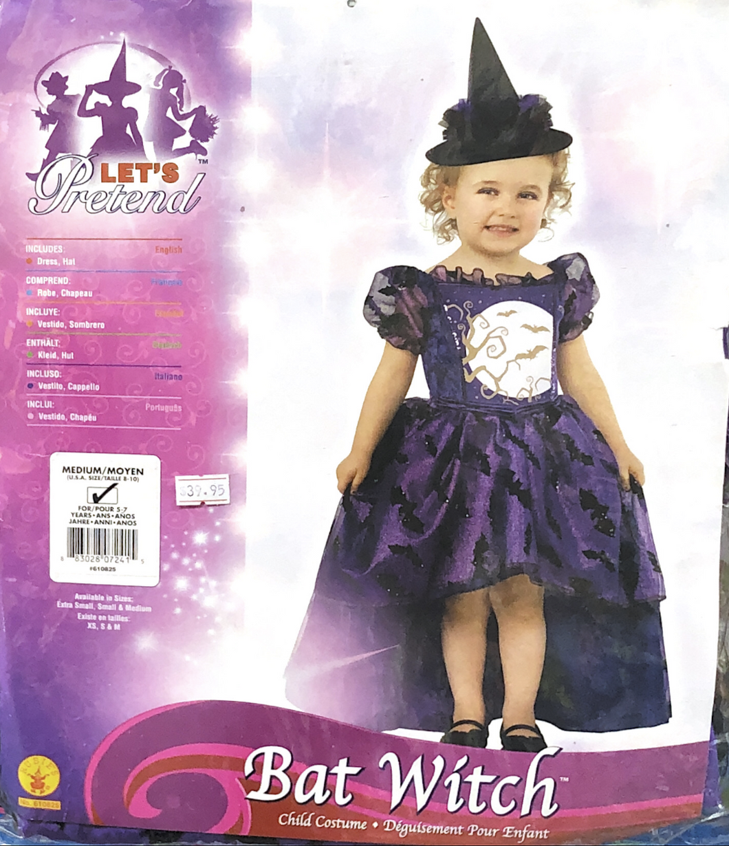 Bat Witch (child halloween costume)