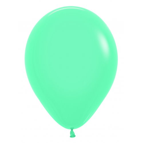 Latex balloon Fashion Aquamarine 30cm Sempertex inflated with helium