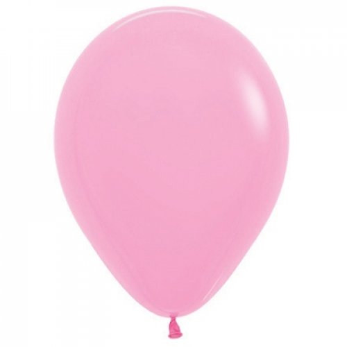 Latex balloon Fash Pink 30cm Sempertex inflated with helium