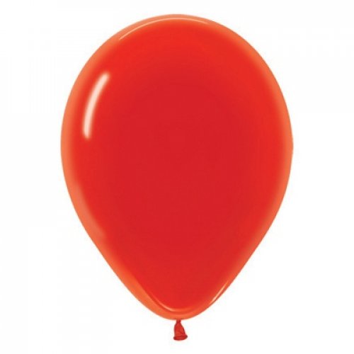 Latex balloon Crystal Red 30cm Sempertex inflated with helium