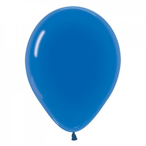 Latex balloon Crystal Blue 30cm Sempertex inflated with helium