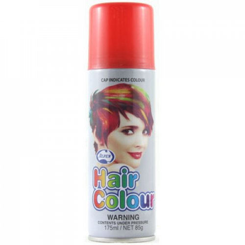 Hair Spray - Red Coloured 175ml Can