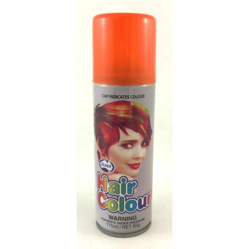 Hair Spray - Orange Coloured 175ml Can