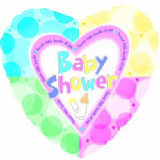 18 inch Foil CTI Baby Shower Quadrants