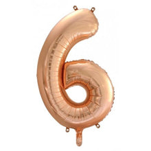 Load image into Gallery viewer, 86cm Foil Number 6
