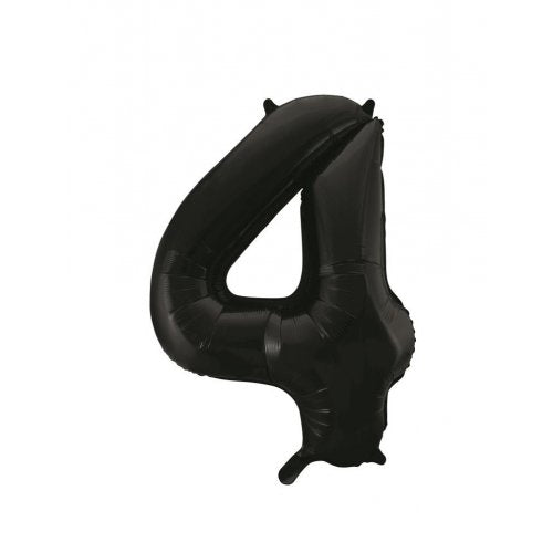 86cm Foil Number Black 4