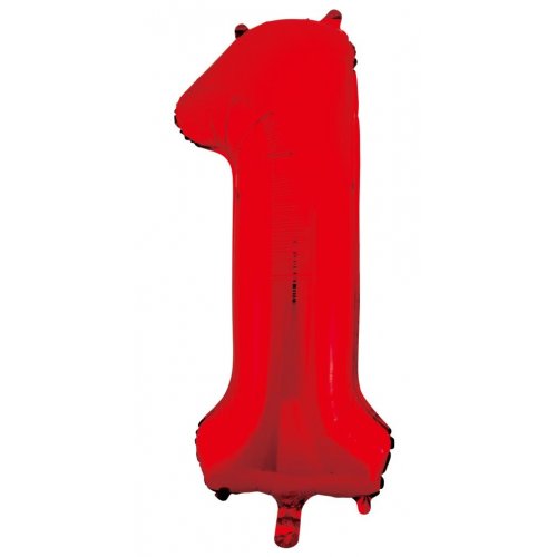 86cm Foil Number red 1