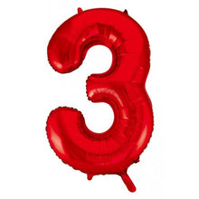 Load image into Gallery viewer, 86cm Foil Number 3
