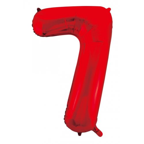 86cm Foil Number red 7