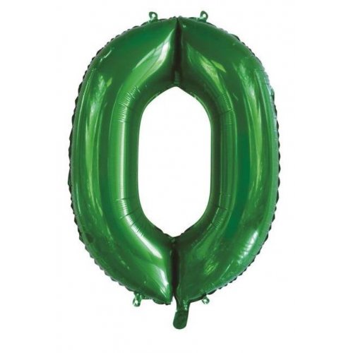 86cm Foil Number Green 0