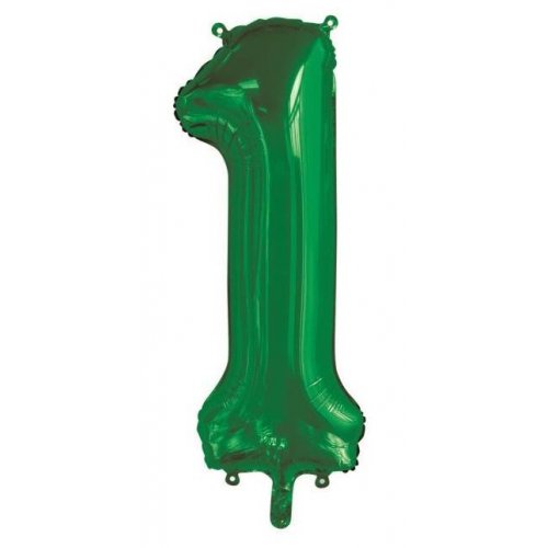 86cm Foil Number Green 1