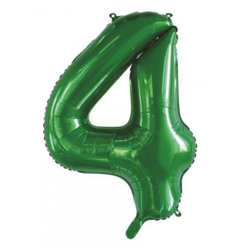 86cm Foil Number Green 4