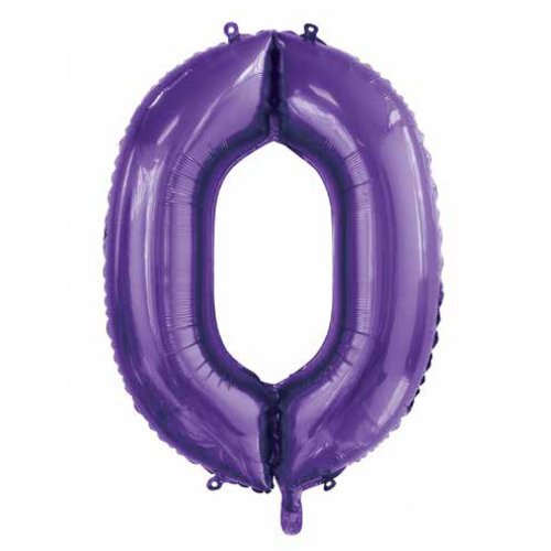 86cm Foil Number Purple 0