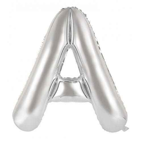 86cm Foil letter Silver A