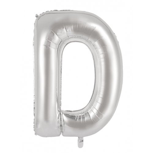 86cm Foil letter Silver D