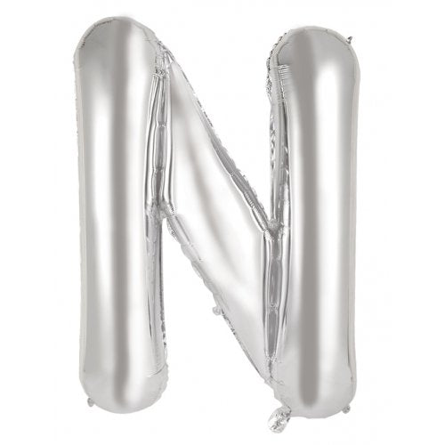 86cm Foil letter Silver N