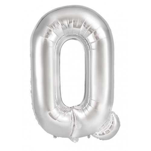 86cm Foil letter Silver Q