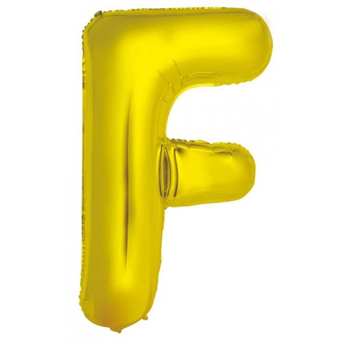 86cm Foil letter Gold F