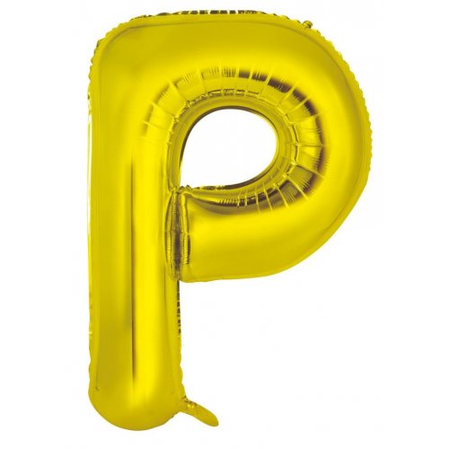 86cm Foil letter Gold P