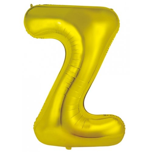 86cm Foil letter Gold Z