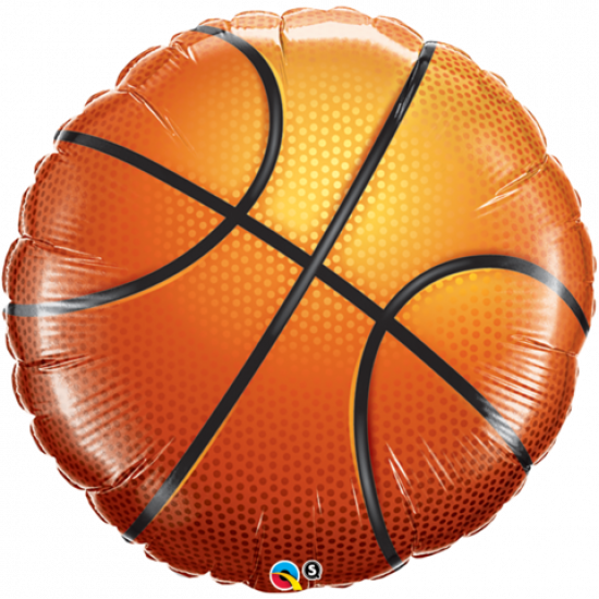 Qualatex Foil Supershape Basketball (91cm)