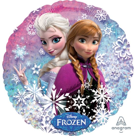 18 inch foil Anagram Holographic Frozen Anna and Elsa