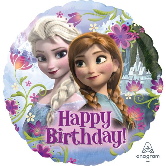 18 inch foil Anagram Licensed Foil 45cm Frozen Happy Birthday