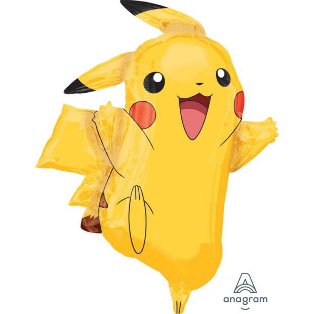 Anagram Licensed SuperShape Foil Pokemon Pikachu (62cm x 78cm)