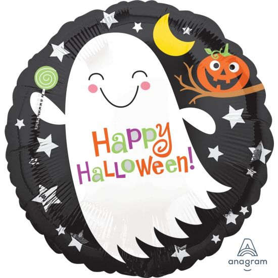 18 inch foil Anagram Halloween Ghost with Candy