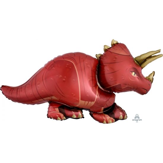 SuperShape Anagram Foil Triceratops (106cm x 60cm) Dinosaur