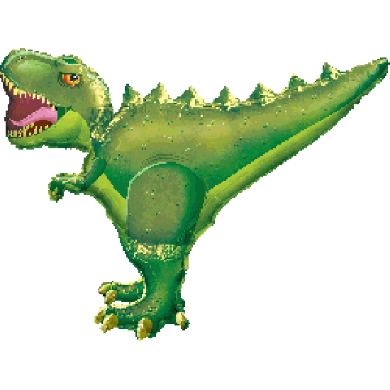 SuperShape Anagram Foil Shape T-REX (91cm x 76cm) Dinosaur