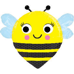 Anagram Foil  SuperShape Happy Buzz'n Bee (55cm x 53cm)