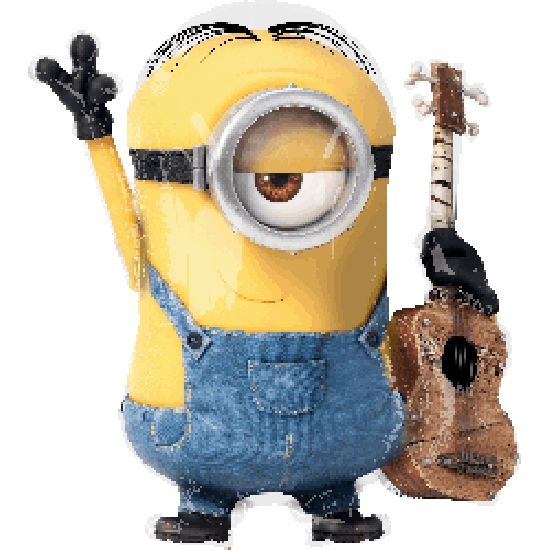 Anagram Foil Licensed SuperShape Despicable Me Guitar (66cm x 71cm)