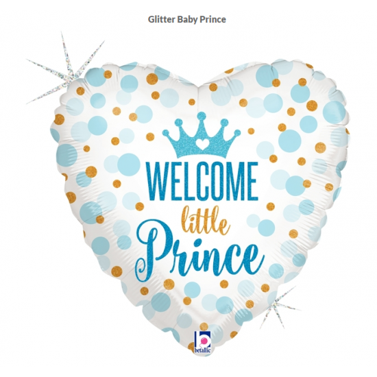 18 inch Foil Betallic Welcome Little Prince