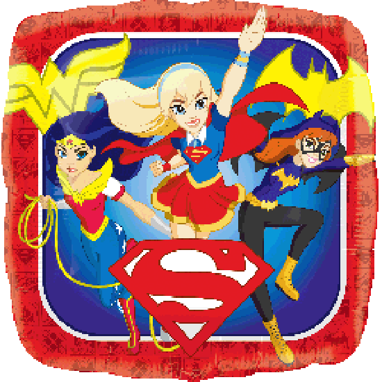 18 inch foil Anagram Licensed DC Super Hero Girls