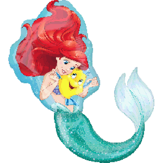 Anagram Foil Licensed SuperShape Ariel Dream Big (71cm x 86cm)