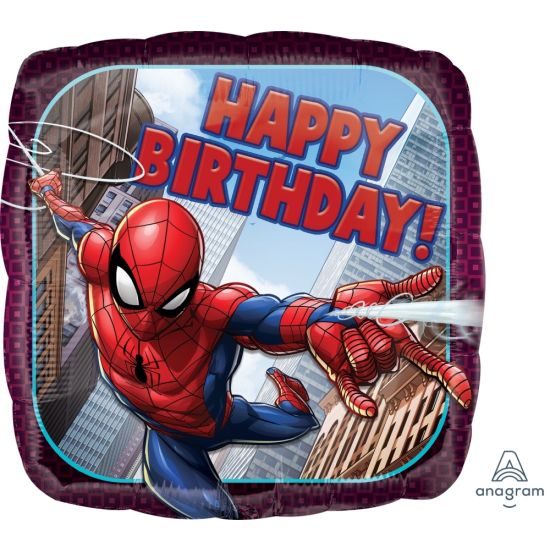 18 inch Foil Anagram Licensed Spiderman Animated Birthday