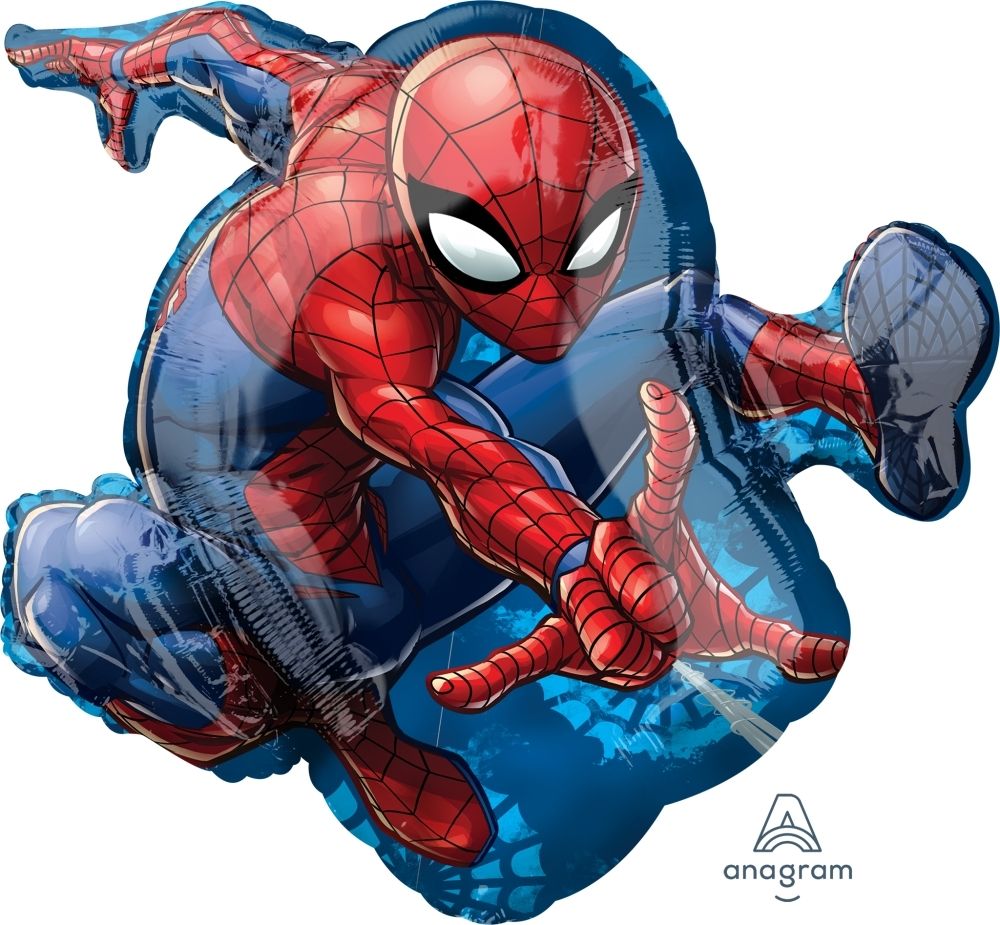 Anagram Foil Licensed SuperShape Spiderman Animated 73cm