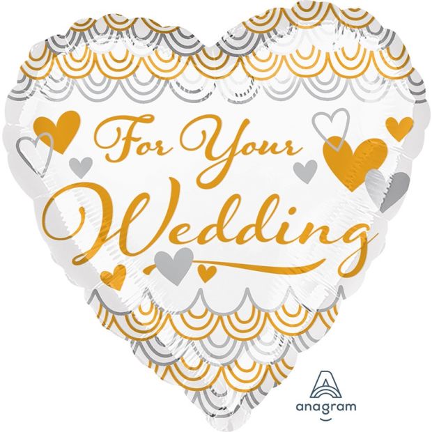 18 inch foil Anagram 45cm For Your Wedding Heart