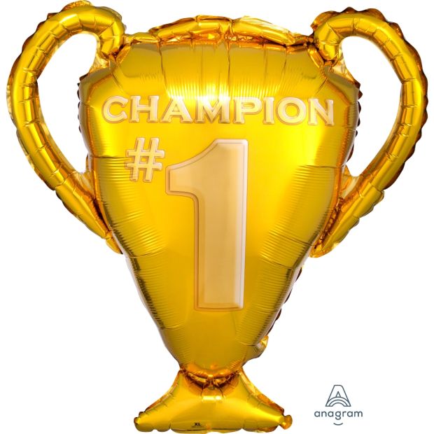 Anagram Foil SuperShape Gold Trophy (63cm x 71cm)