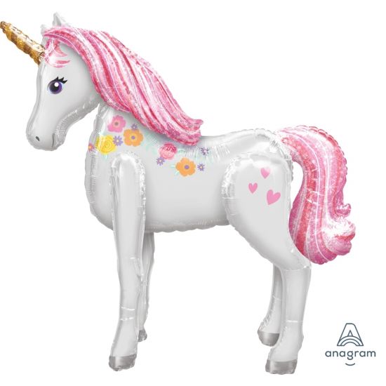 Anagram Foil AirWalker Magical Unicorn (106cm x 116cm)